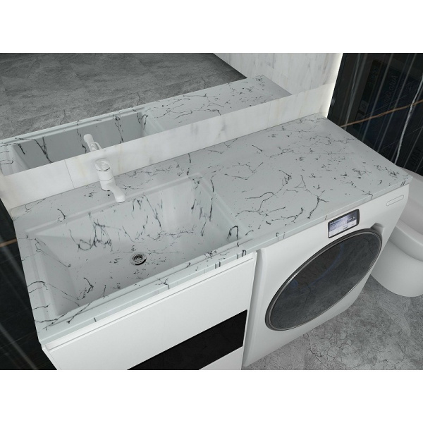 Раковина над стиральной машиной (120х48) Stella Polar Мадлен 120 SP-00001071 левая