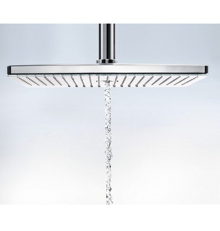 Верхний душ с кронштейном Hansgrohe Rainmaker Select 460 3jet 24007400 белый/хром