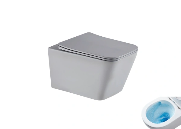 Подвесной унитаз безободковый Gid Tr2143TF-Lgm