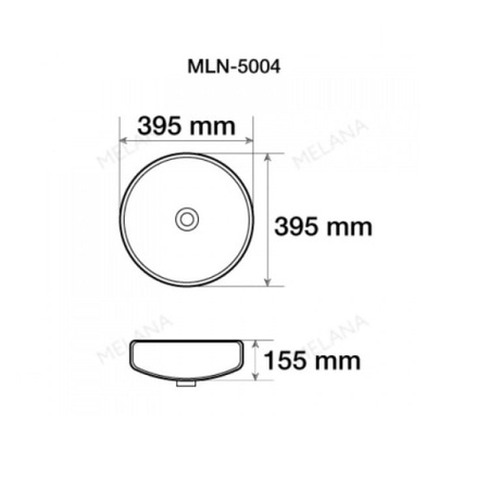 Раковина Melana 5004-805