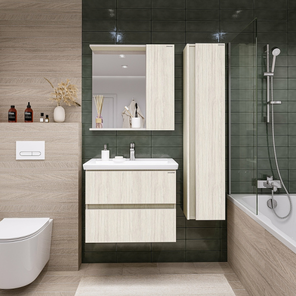 Тумба подвесная Grossman ЮНИТ-70 см 207013 с 2-я ящ, кадена лайт