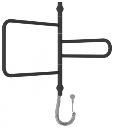 Полотенцесушитель Электрический Cунержа Компакт (640x580) Темный Титан Муар 15-0820-0640