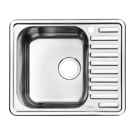 Кухонная мойка, нержавеющая сталь iddis Strit STR58SLi77, сталь
