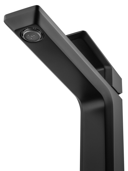 Смеситель для раковины высокий WONZON & WOGHAND DIAMOND, черный матовый WW-88239011-MB