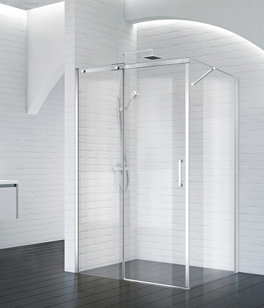 Боковая панель (100х195) BelBagno ACQUA-100-FIX-C-Cr
