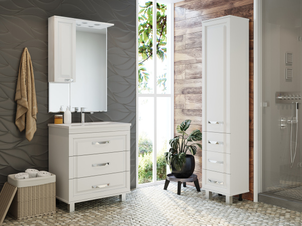 Зеркало-шкаф (70х100) Misty Терра 70 правый П-Тер02070-011П