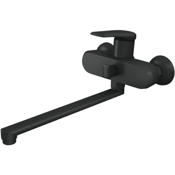 Смеситель для ванны с длинным поворотным изливом RUSH Nevis NE1735-51Black