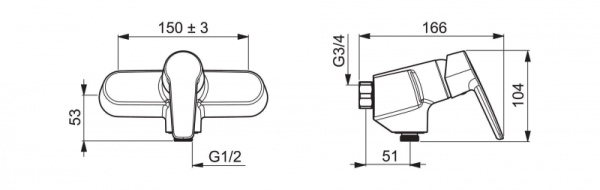 Смеситель для душа Oras Saga 3960 Смеситель для душа Oras Saga 3960