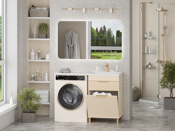 Тумба под стиральную машину Brevita Enfida ENF-07060-032Я (без раковины)