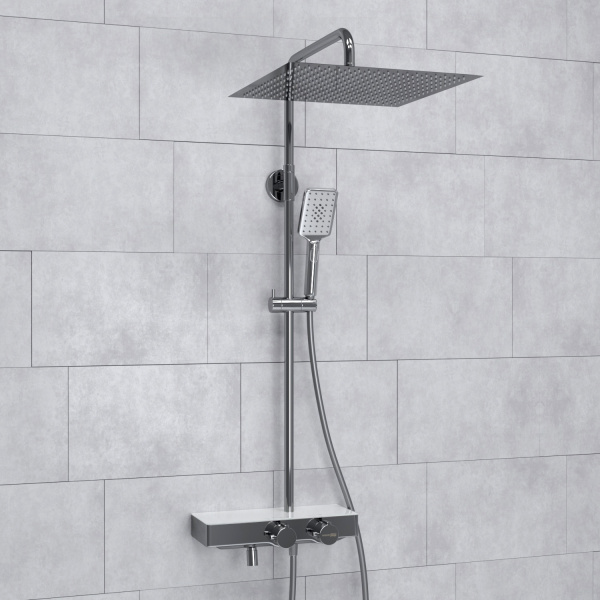 Душевая система WasserKraft A113.119.126.CH Thermo