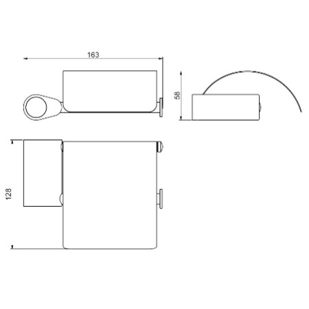 Держатель туалетной бумаги Art&Max Verona Push AM-M-034-CR