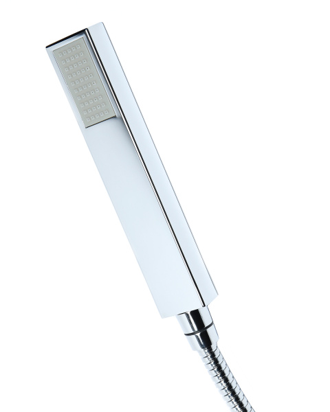 Смеситель для ванны однорычажный напольный с душевым набором Orange Lutz M04-336cr хром