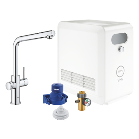 Смеситель для кухни с C-изливом GROHE Blue Professional 31347 003 (31347003)