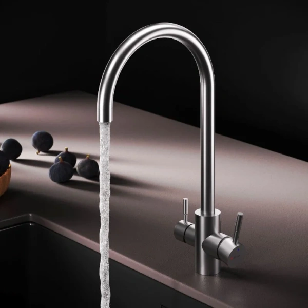 Смеситель для кухни с подключением к фильтру AM.PM X-Joy S F85B07711 сатин