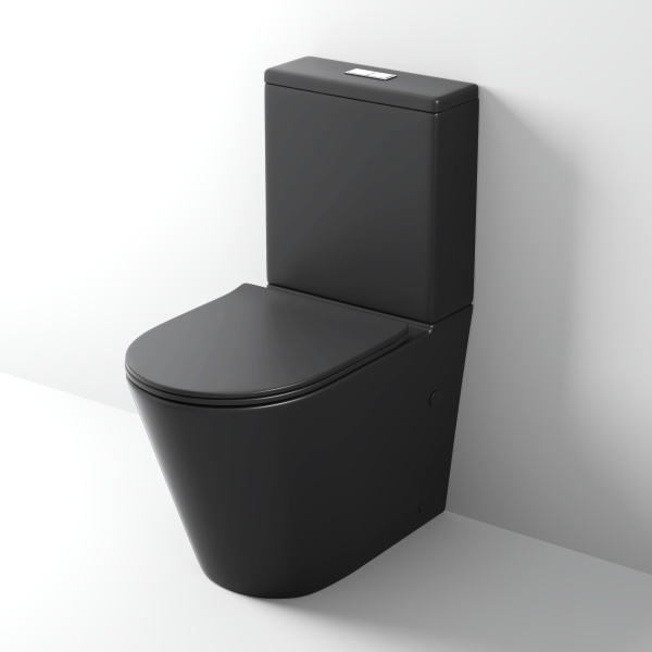 Унитаз напольный безободковый Grossman  GR-4458BMS с сиденьем микролифт