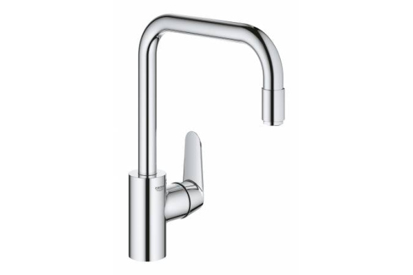 Смеситель для кухни с выдвижным аэратором GROHE Eurodisc Cosmopolitan 31122 004 (31122004) хром 