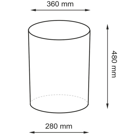 Корзина для белья WasserKRAFT Bever WB-240-M