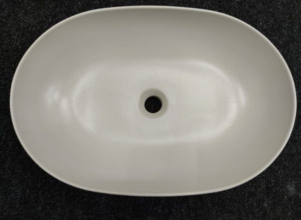 Раковина накладная (60х40) Kerasan Nolita 534359 светло-серый матовый