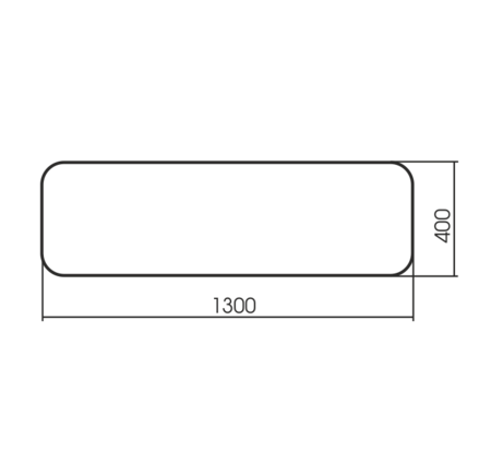 Зеркало (40х130) Silver Mirrors  Гудзон ФР-00002426