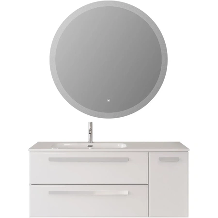 Тумба под раковину Cezares ECO-CER-N-1200-2C-1A-SO-BL-L Bianco Lucido без ручек