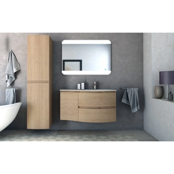 Пенал подвесной Cezares  Vague 54838 Rovere tabacco