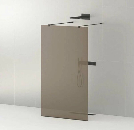 Душевая перегородка 120 см CEZARES LIBERTA LIBERTA-L-2-120-120-BR-NERO