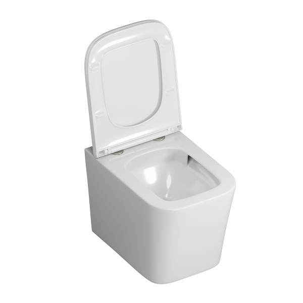 Унитаз подвесной безободковый Grossman  GR-4441SQ с сиденьем микролифт