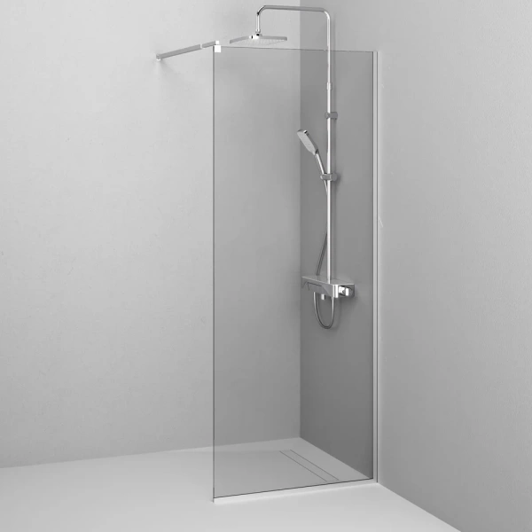Душевая перегородка 80 см Am.Pm Func W84WI-80-F1-MTE хром