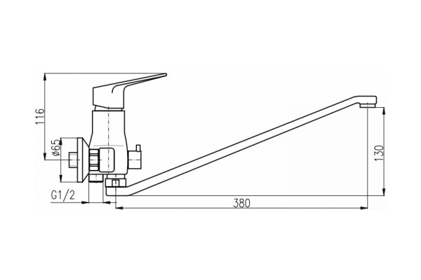 Смеситель для ванны Rav Slezak Victoria VI252.5