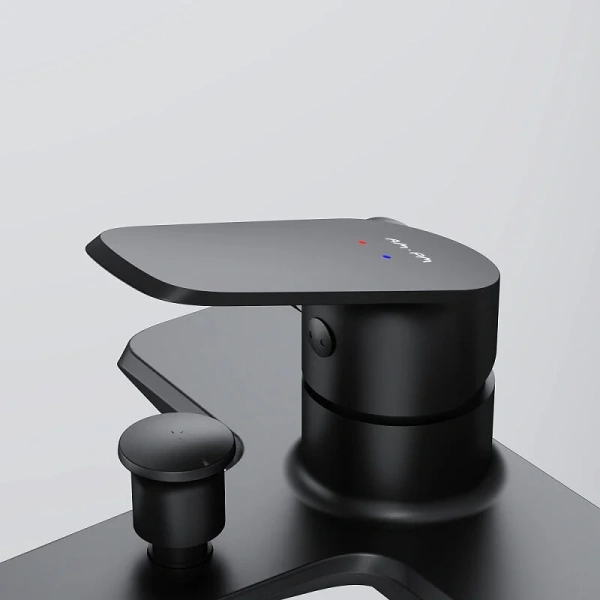 Смеситель для ванны Am.Pm Func F8F10022 черный матовый