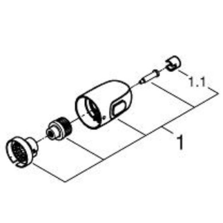 Ручка выбора температуры Grohe Grohtherm  47972000