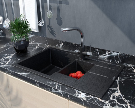 Кухонная мойка Paulmark  Flugen   PM237850-DG графит
