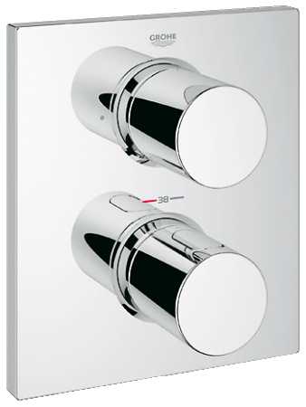 Комплект верхней монтажной части для встроенного термостата с переключателем на 2 положения GROHE Grohtherm F 27618 000 (27618000)