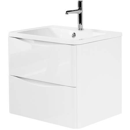База под раковину BelBagno ACQUA-700-2C-SO-BL подвесная Bianco Lucido