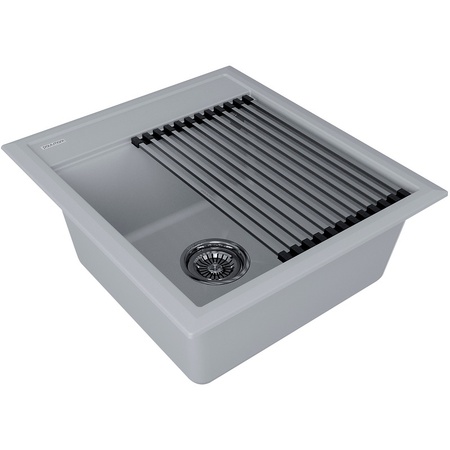 Кухонная мойка Paulmark  Stepia 45 PM114651-GRS серый дым