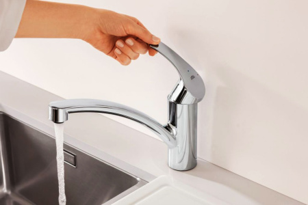 Смеситель однорычажный для мойки Grohe Eurosmart 30260 003 (30260003) хром