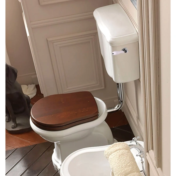 Сливная труба для низкого бачка хром Kerasan 757190