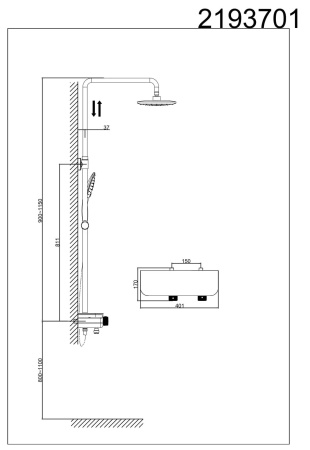 Душевая система D&K Bayern Potsdam (DA2193701B17)