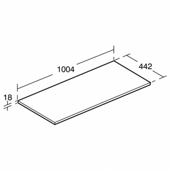 Столешница под раковину Ideal Standard Connect Air 100 E0851VY