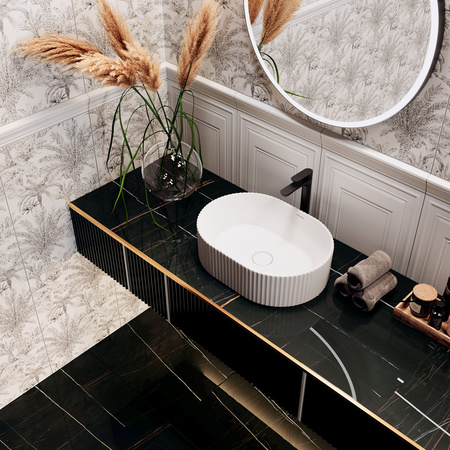 Раковина накладная (53х38) Kerama Marazzi Artbasin VE.wb.50\WHT
