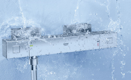 Термостат для душа, Grohe Grohtherm Cube 34488 000 (34488000) хром