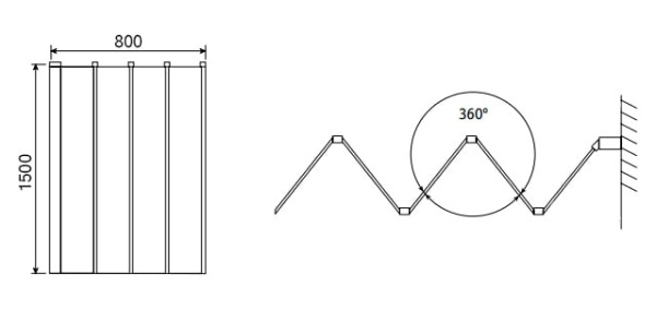 Шторка на ванну 80х150 RGW SC-23 03112308-11