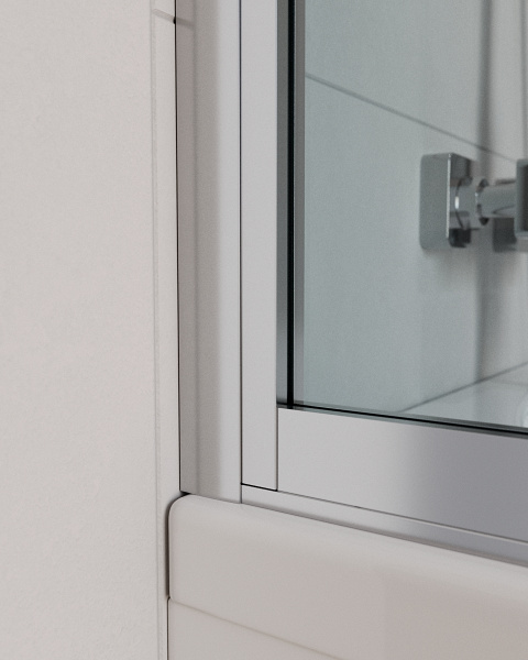 Душевая шторка на ванну CEZARES SLIDER-VF-11-100/150-C-Cr