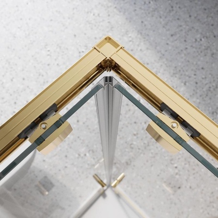 Душевой уголок BelBagno Luce LUCE-A-2-90-C-ORO