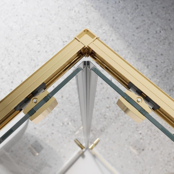 Душевой уголок BelBagno Luce LUCE-A-2-90-P-ORO