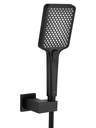 Смеситель для душа WONZON & WOGHAND CUBE 2.0, черный матовый WW-88048068-MB