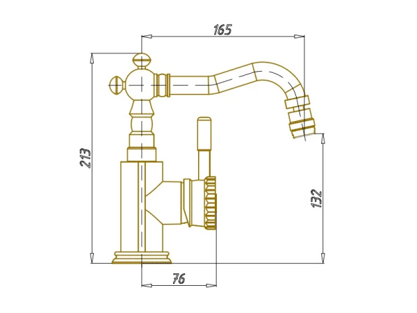 Смеситель для биде Bronze de Luxe Windsor 21688
