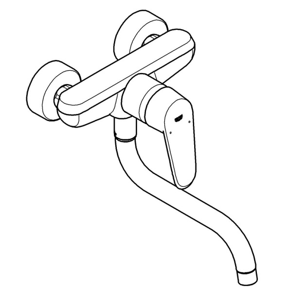 Смеситель однорычажный для кухни Grohe Eurodisc Cosmopolitan 33772 002 (33772002) хром