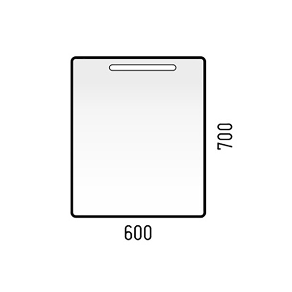 Зеркальный шкаф (60х70) Corozo Остин 60 SD-00000555