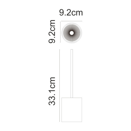 Ершик для унитаза WasserKRAFT Never K-1827